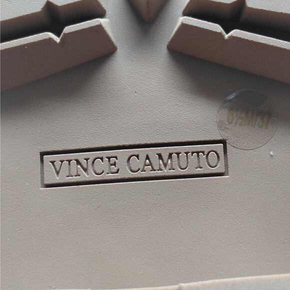 Vince Camuto Fawdry Tan Suede Combat Boots Women’s 6.5M Moto Lug Sole Fall Biker - Picture 13 of 13